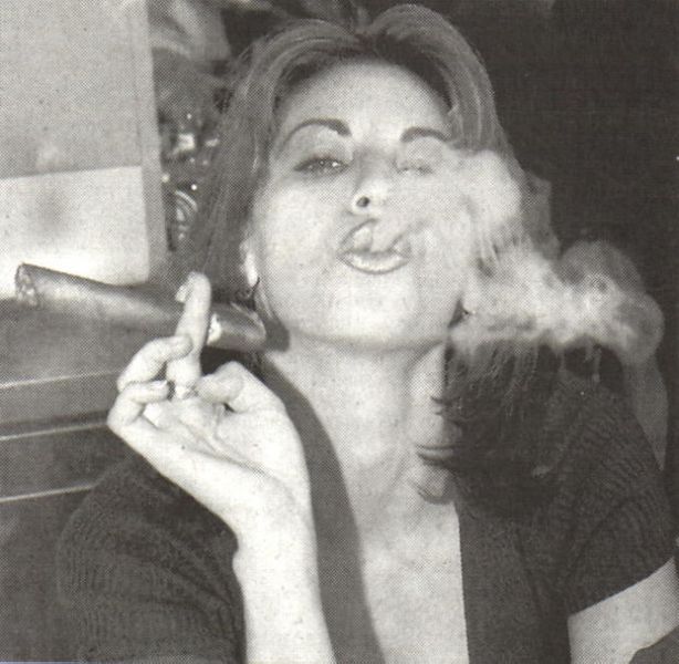 Gina Gershon Smoking